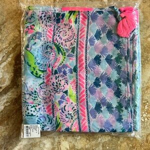 NWT Unopened Lilly Pulitzer Scarf Bali Blue